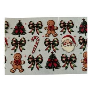 Gingerbread Bow Cup Decal (44)